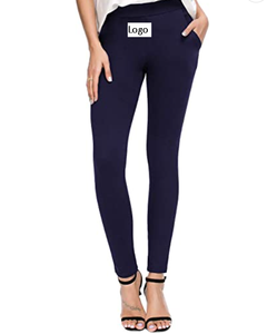Women's Skinny Leg Work Pull on Slim Stretch Yoga Dress Pants <b>Tummy</b> <b>Control</b> cheap rated hot selling leggings available - Product Image 3