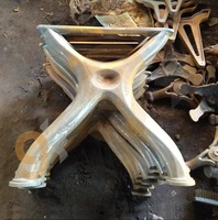 Support en fonte pour meubles, pieds de Table en fonte industrielle au Design de Style X