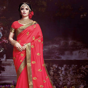 ชาติพันธุ์เสื้อผ้าสารีสวมใส่พรรคแต่งงานผู้หญิงสวมเสื้อขายส่งราคาต่ำGeorgetteหนักเย็บปักถักร้อยลำดับทำงาน - Product Image 1