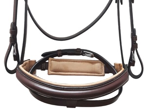 Brida de doma de cuero de caballo de alta calidad, banda para la nariz, diamantes de imitación duraderos, Halter decorado, precio competitivo, producto para montar - Product Image 3