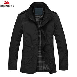 Chaqueta Cortavientos Entallada con Botones para Hombre, Estilo Casual y Moderno 2026 - Product Image 3