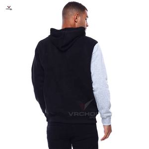 Vente en gros OEM pour hommes 100% coton pull-over sweat-shirt à capuche multicolore personnalisé tricoté solide imprimé à la mode polaire grande taille - Product Image 6