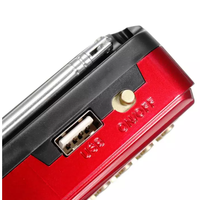 Récepteurs radio puissants EL-7392UAR argentés AM/FM/MW/SW avec lecteur MP3 /TF/USB