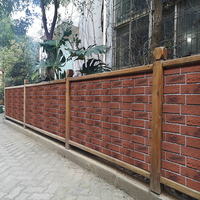 NEU Carreaux de revêtement légers en mousse PU 3D Panneau de fausses briques moderne pour décoration murale de jardin intérieur et extérieur pour hôtels
