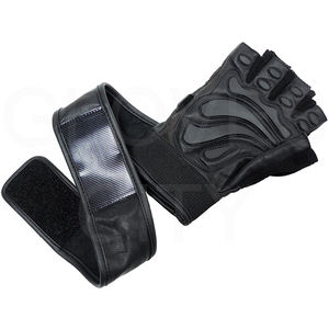 Customizable Half Finger Leather <b>Gym</b> <b>Wrist</b> <b>Wraps</b> and Weightlifting for Adjustable Unisex for Lifting Weights - Product Image 5