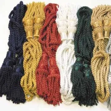 Cabo de tubulação de seda, cordas de tubulação de seda de cor única