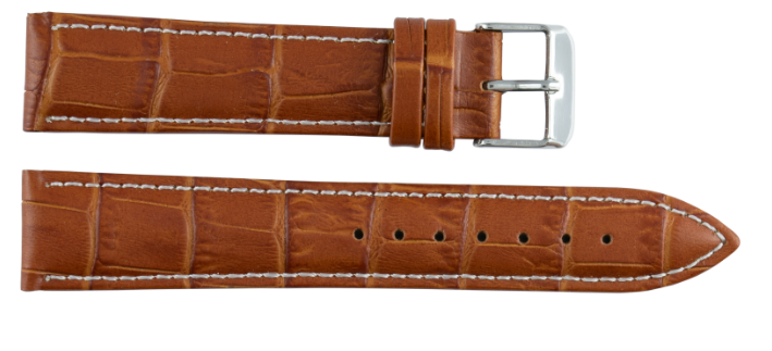 Light brown white stich