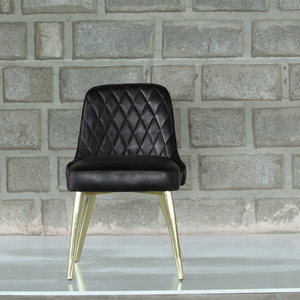 Silla de comedor y sala de estar de hierro y cuero de metal contemporáneo para el hogar Cocina Hotel o muebles escolares - Product Image 5