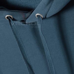 Usine directe de sweats à capuche en molleton de polyester de haute qualité pour hommes conçu sur mesure Logo brodé solide tricoté grande taille anti-rides - Product Image 3