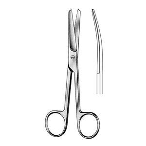 Ciseaux chirurgicales Standard allemand pour le perçage, lot de 10 pièces, courbes, émoussés, de 15.5cm, 6 pouces - Product Image 5