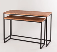 Table de thé en marbre moderne, or, luxe, rond sur le côté, Table de thé, minimaliste, peinture métallique blanche, OEM personnalisée, grande salle