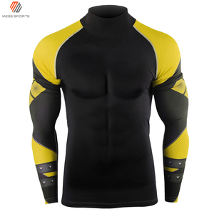 Haut de compression respirant et doux à manches longues pour homme, idéal pour la natation, le surf, la gym et les activités aquatiques – Vêtement de sport personnalisé pour homme - Product Image 5