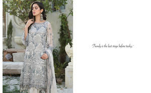 Vestido de fiesta de gasa de alta calidad para mujer, marca famosa bordada, ropa india y paquistaní Shalwar Kameez - Product Image 3