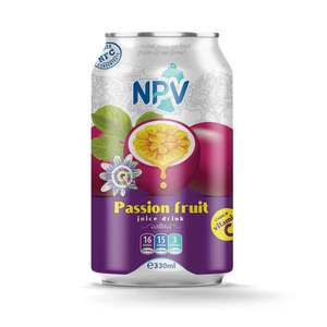 เครื่องดื่มน้ำผลไม้เสาวรสบริสุทธิ์330ml Alu CAN NFC - Product Image 1