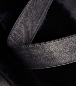 Manteau court de couleur noire, fermeture avec ceinture en cuir de mouton véritable, disponible en toutes les couleurs, fabriqué au Pakistan, - Product Image 4