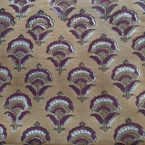 Tissu en coton écologique imprimé en bloc au mètre, couture, artisanat, literie, ameublement, vêtements, sacs, redessin, tissu brut - Product Image 1