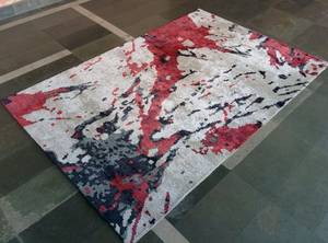 พรมขนสัตว์ผูกปมมือหรูหราทำด้วยมือล้วนๆสำหรับห้องนอนสมัยใหม่ห้องนั่งเล่นหรือโรงแรม - Product Image 4