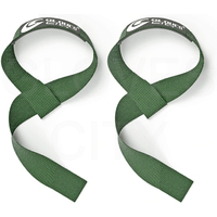 Correas de Levantamiento de Pesas de Algodón Resistentes Personalizadas con Agarre de Goma para Entrenamiento en Gimnasio y Levantamiento de Pesas, Protección Profesional Antideslizante