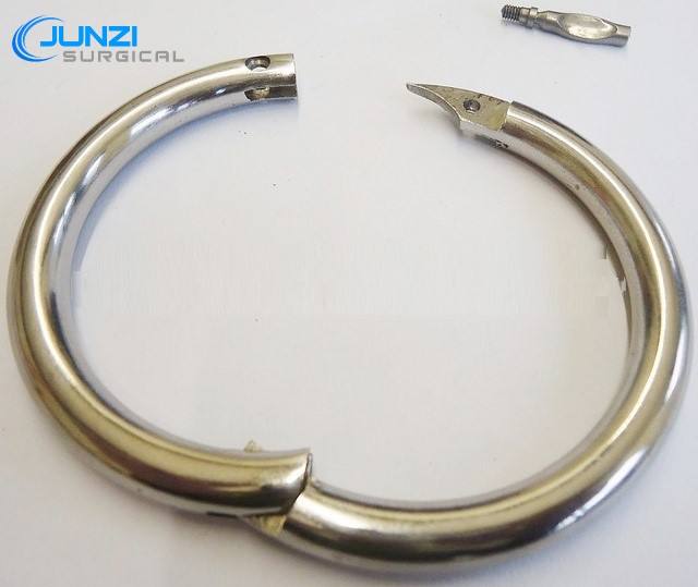 Copper Bull Nose Ring Available in Various Sizes Veterinary Equipment for Diagnosis and Surgical Instruments