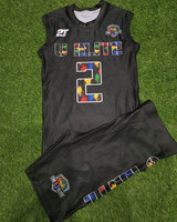 Sublimé 7v7 Football Uniforme De Compression Porter 7 sur 7 Football Uniforme Personnalisée Conception OEM Service Américain Football Jersey Garçons