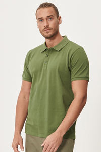 Polos de Golf personnalisés en coton avec Logo brodé, chaussures unies, vente en gros, - Product Image 4