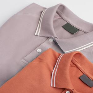 Camiseta de alta calidad con logotipo personalizado para hombre, Polo informal a la moda con bordado, ropa de calle para entrenamiento de Golf, Verano - Product Image 4