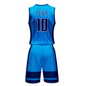 Uniforme deportivo de baloncesto de alta calidad para hombre, diseño impreso con logotipo personalizado en camiseta transpirable, características de talla grande, estilo de conjunto - Product Image 3