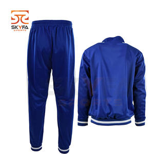 Ropa Deportiva de gimnasio de algodón/poliéster con logotipo personalizado, traje de pista de alta calidad, diseño al por mayor - Product Image 2