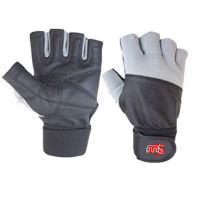 Wrist Wrap Gym Workout Best Weight Lifting Body Building Training <b>Fitness</b> <b>Gloves</b> - Product Image 1