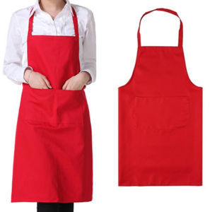 Venta al por mayor de verano de cuello alto vestido sin mangas de cocina transpirable algodón-poliéster delantal de cocina personalizado - Product Image 1