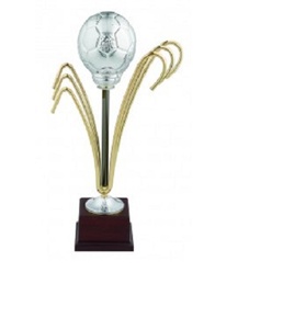 Trofeo de Premio Dorado de Metal para funciones escolares y competición, precio al por mayor - Product Image 1