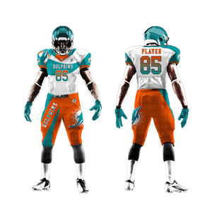 Camiseta de fútbol americano juvenil personalizable XL uniforme de sarga de aparejos con sublimación y logotipo impreso para uso deportivo - Product Image 2