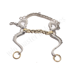 Nouveau Style Allemand En Acier Équipement De Cheval En Forme de O Mors - Product Image 6