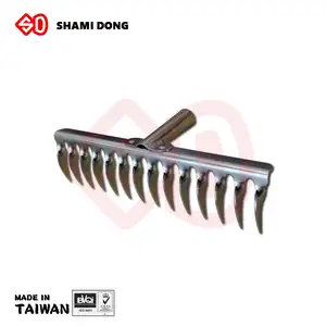 GR-14โลหะสวนคราด14ฟันหญ้าคราดหญ้าเหล็กสวนใบคราด - Product Image 1