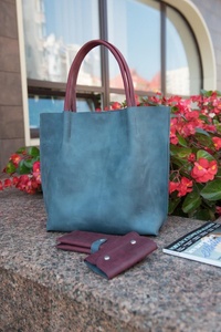 À la mode femme grande capacité rétro sac fourre-tout bureau mode cuir Vintage sac à main OSP-0069 - Product Image 2