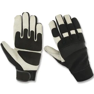 Customized Breathable Mechanic Work Industrial Safety Gloves With Excellent Grip Waterproof Safety Gloves