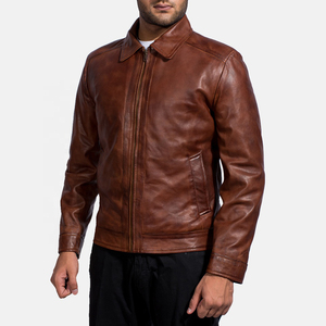 Veste de sport en cuir personnalisée avec logo, coupe-vent, imperméable, grande taille, vente en gros - Product Image 2