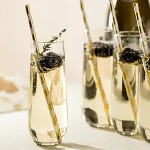 Individuelles Logo Trinkgeschirr Kristall Weingläser Champagnerflöten Glas für Heimparty Restaurant Hotel Hochzeitsmaschine Klassisch CN;ANH