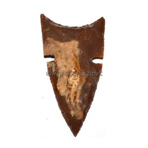 Puntas de flecha de doble corte pulidas de orgón de confianza indio | Puntas de flecha de ágata | Punta de flecha de ágata India al por mayor - Product Image 2