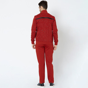 Traje de Jogger con cordón de algodón 100% personalizable para hombre, ropa deportiva de invierno con patrón sólido, chándales, pantalones activos con logotipo personalizado - Product Image 2