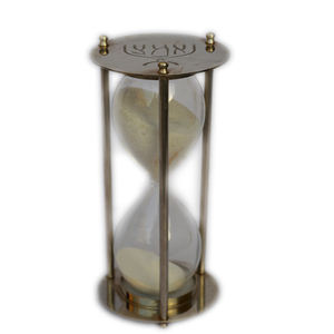Horloge de sable au Design contemporain, idéale pour la maison et l'école, Table de bureau, Design de sablier en métal en laiton de haute qualité - Product Image 1