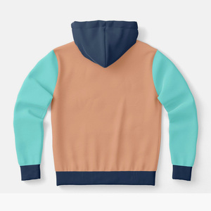 Sweat à capuche de travail en coton, panneau supérieur, mode côtelé, manches/fond, coupe-vent pour la vente - Product Image 2