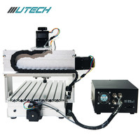 Routeur CNC Mini 4 axes largement utilisé pour la gravure, le travail du bois et la découpe de métal, Syntec Single Travel 290x380x60, pour la sculpture sur bois