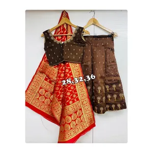 Lehenga choli ชุดปาร์ตี้สำหรับเด็ก