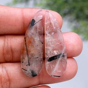 Montre à Quartz Rutilé Doré 1 Paire de Boucles d'Oreilles Coréennes en Acrylique Améthyste Briolette avec Émeraude à Facettes Naturelles Pierres Précieuses Lâches - Product Image 6