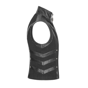 Chalecos clásicos de cuero para motocicleta para hombre, chalecos de motociclista de buena calidad, nuevos - Product Image 1