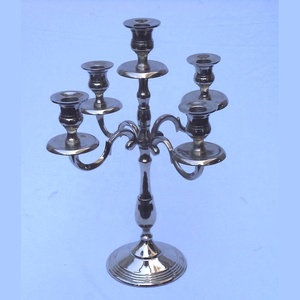 Candelabro colgante de hierro forjado, Centro de boda, barato - Product Image 5