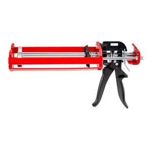 HOT sale high quality dual cartridge 600ml manual caulking gun