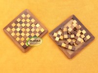 Plateau de puzzle en bois de concepteur de qualité supérieure/conception d'échecs de jeu de plateau en bois