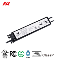 Driver LED extérieur étanche IP66 12V 100W AC-DC à sortie unique, fabriqué à Taïwan, avec gradation 3-en-1, certifié cUL, garantie 5 ans